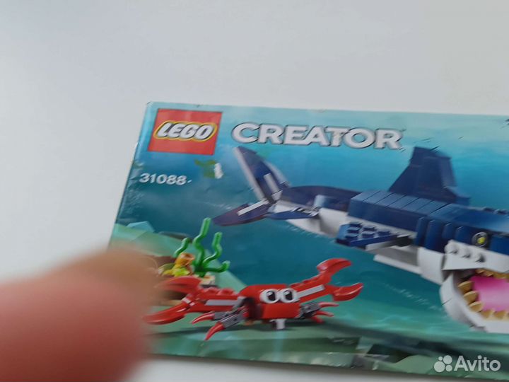 Конструктор lego акула