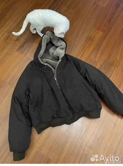 Бомбер Vetements Camo Type Hooded Bomber Jacket