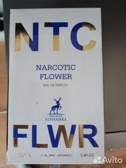 Narcitic Flower, Alhambra, ОАЭ Оригинал. 100 ml