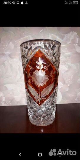Ваза.Хрусталь.Bohemia.Германия