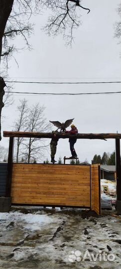 Скульптура из металла 