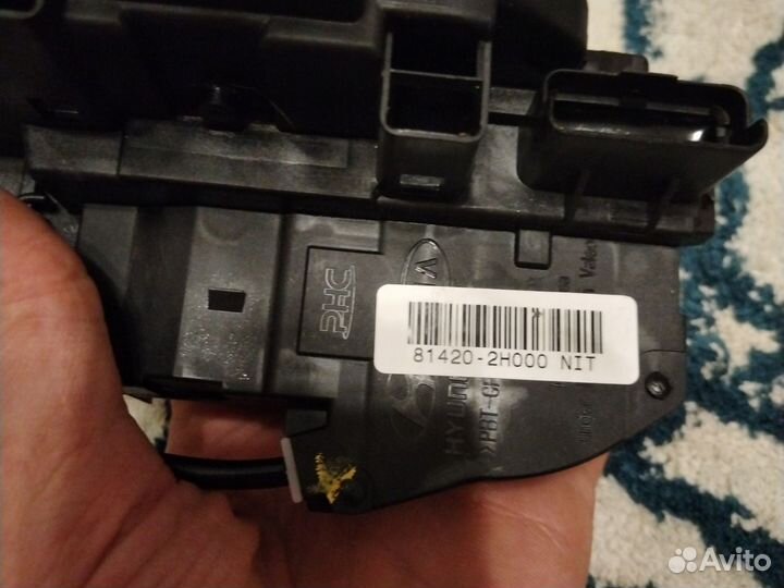 Замок двери задний правый элантра hd
