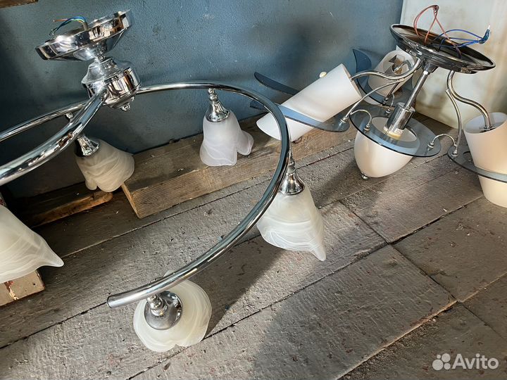 Люстра потолочная бу