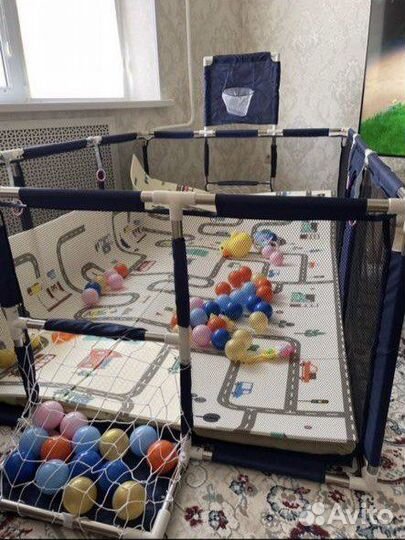 Манеж детский большой игровой, доставка