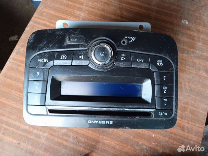 Магнитола geely emgrand