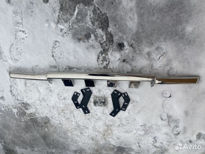 Защита переднего бампера toyota prado 150