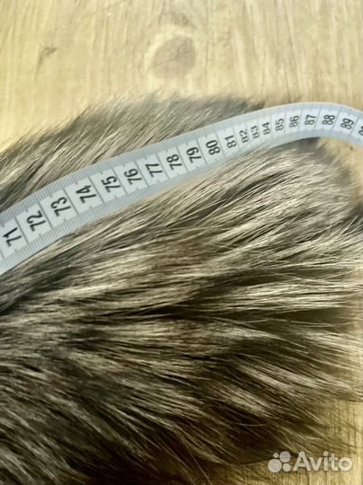 Воротник из лисы чернобурой