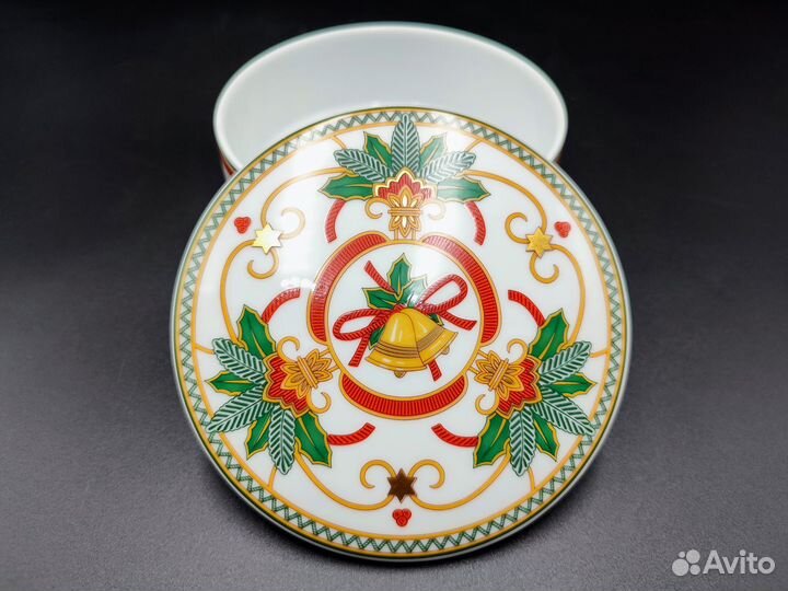 Hutschenreuther бонбоньерка паштетница новогодняя