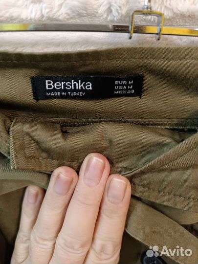 Женская миниюбка размер М 46 bershka 100 хлопок