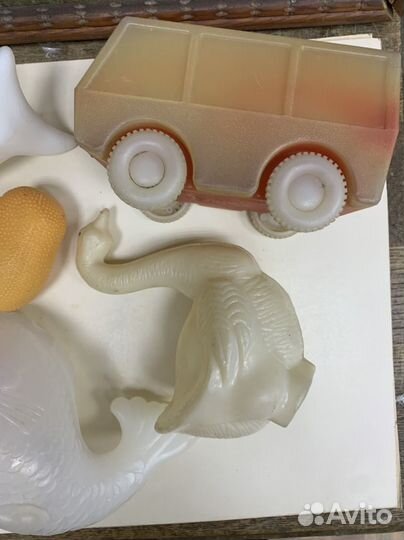 Игрушка. Дутыш. Пласмасса. СССР. 6 штук