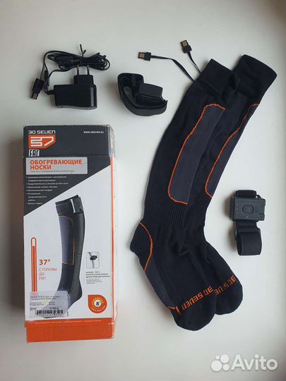 Обогревающие носки 30seven (р.35-38) для сноуборда