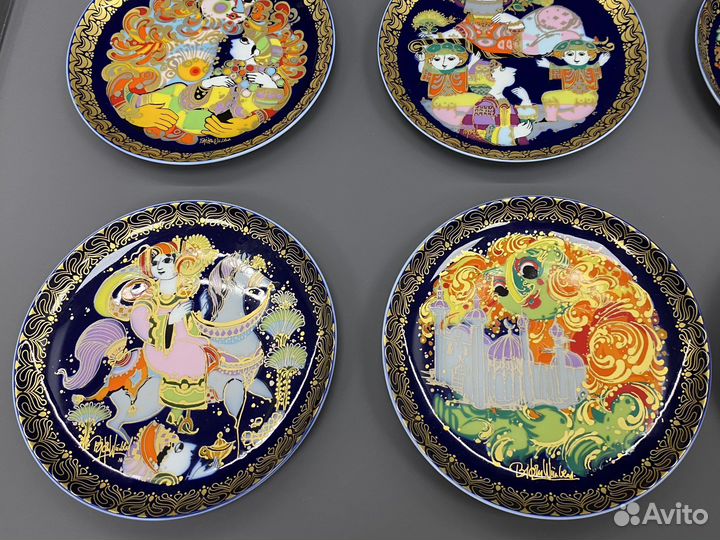 Коллекция все 12 тарелок Rosenthal лампа алладина