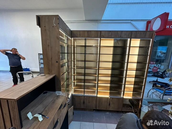 Кальянная. Мебель, подсветка, реклама