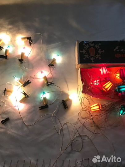 Новогодняя гирлянда СССР