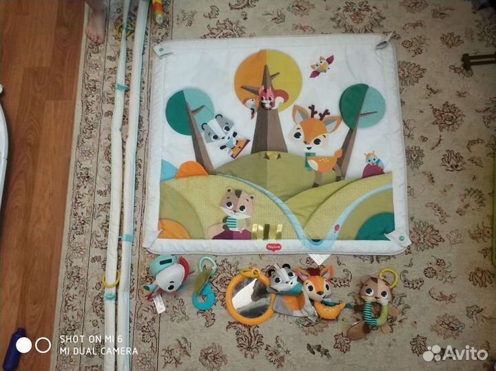 Развивающий коврик tiny love 4шт