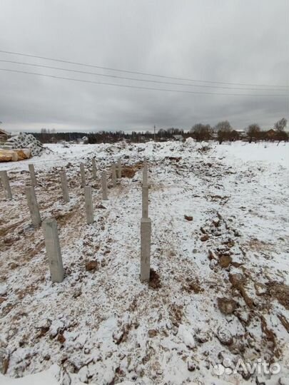Фундамент под ключ на жб сваях