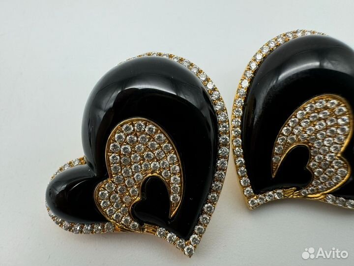 Серьги Damas с ониксом