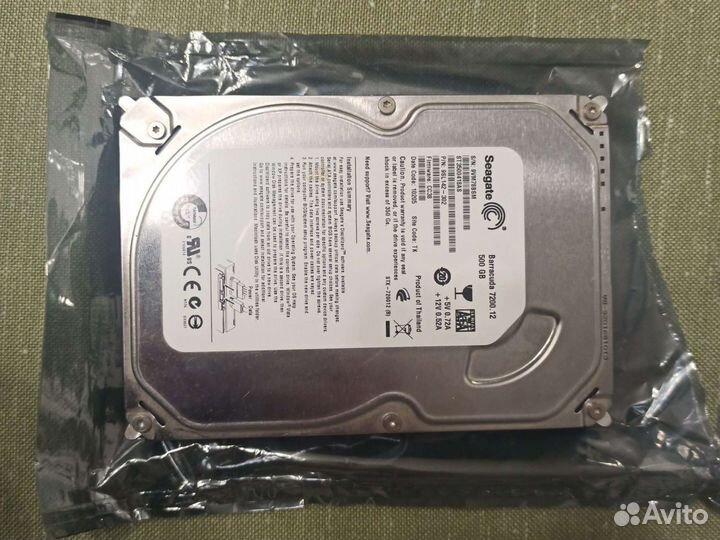 Жесткий диск Seagate barracuda7200.12 500 GB