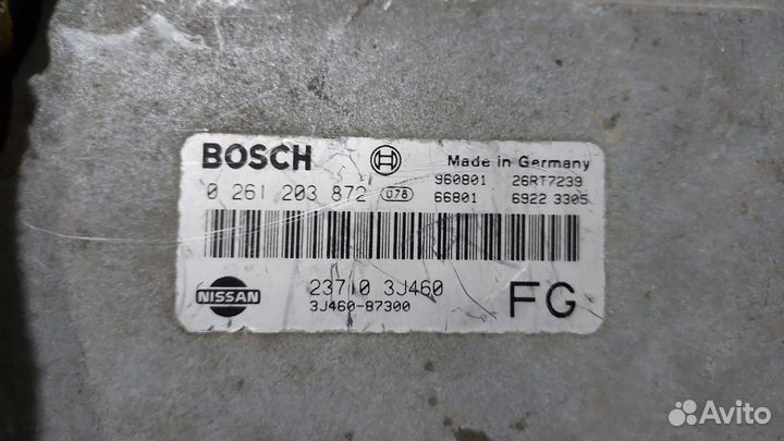 Блок управления двигателем эбу Primera P11 II