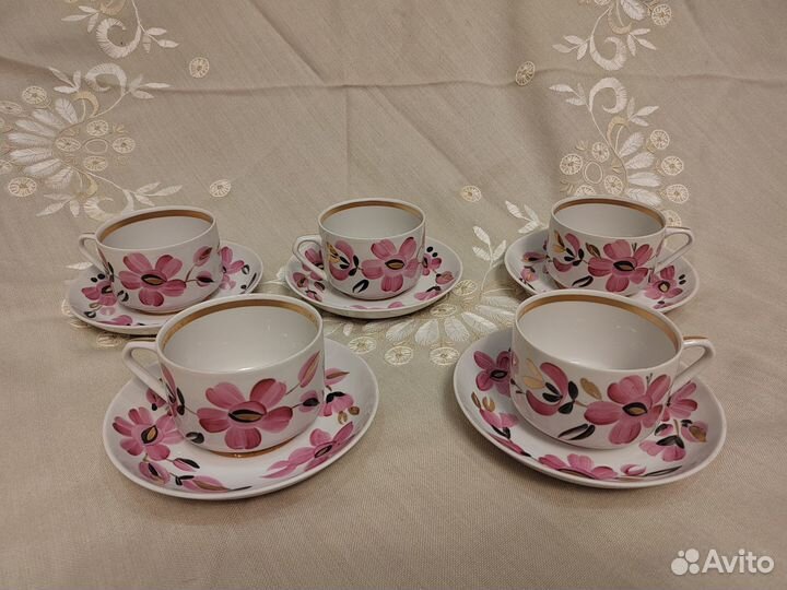 Сервиз чайный Вербилки СССР