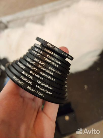 Фильтры для объектива и переходные кольца