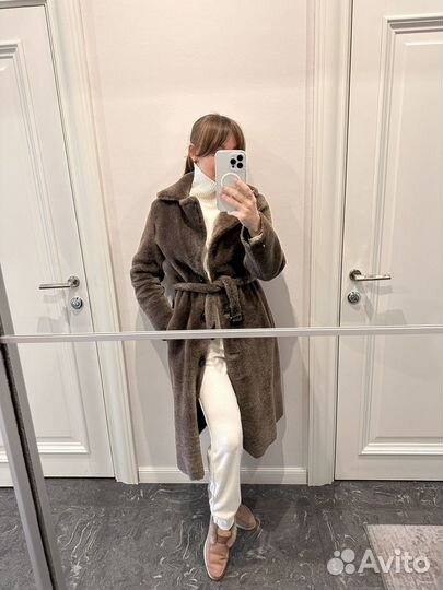 Дубленка натуральная женская двусторонняя