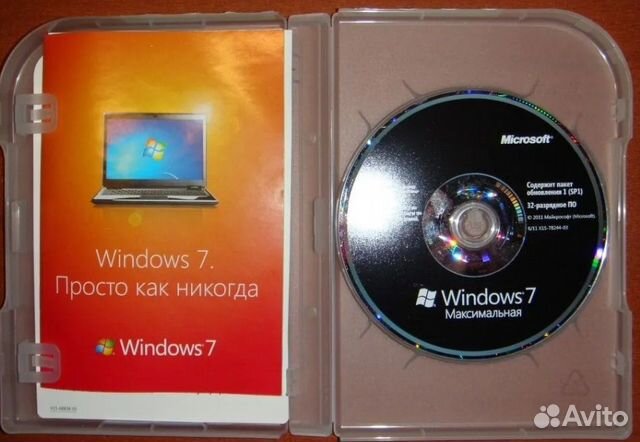 Windows 7 Ultimate 2 диска + ключ