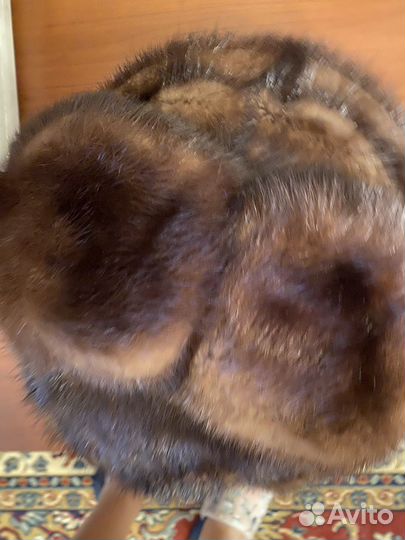 Норковая шапка мужская, разм. 56