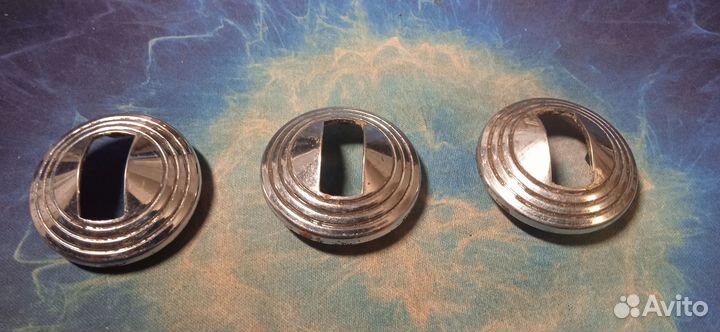 Заглушки для крючка дверей ваз 2101-06 хром