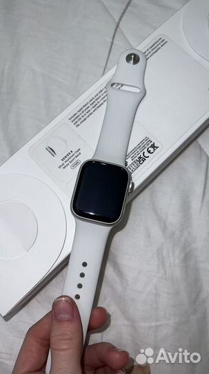 Часы apple watch 8 41 mm starlight