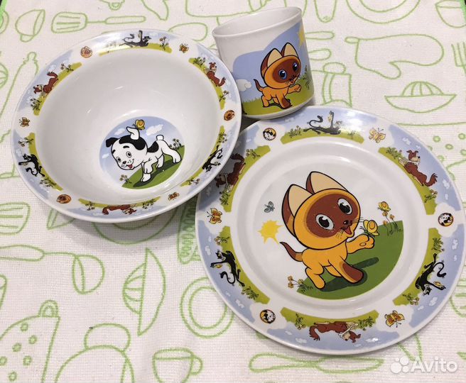 Детский столовый набор