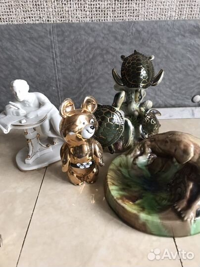Пепельница, статуэтки ссср, винтаж