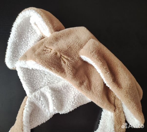 Шапка с ушками кролика зайца