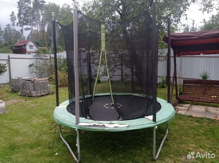 Батут с сеткой бу