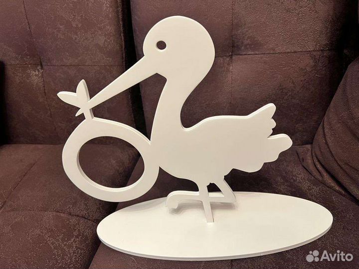 Фигурка Аист декор