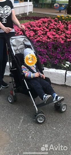 Коляска трость maclaren bmw черная