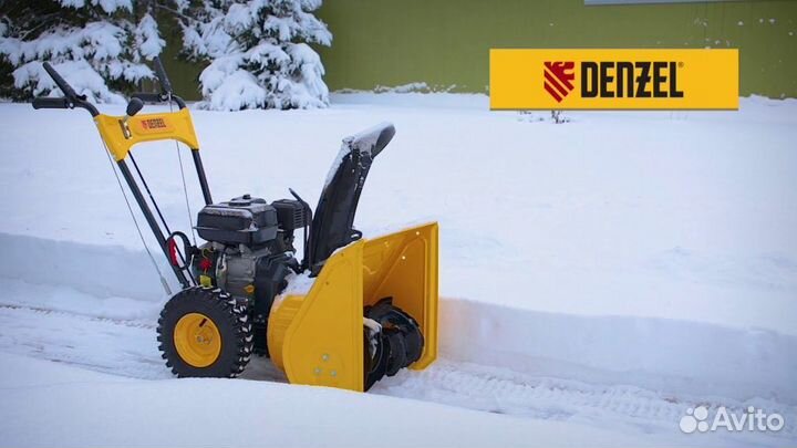 Снегоуборочная машина Denzel с гарантией 3 года