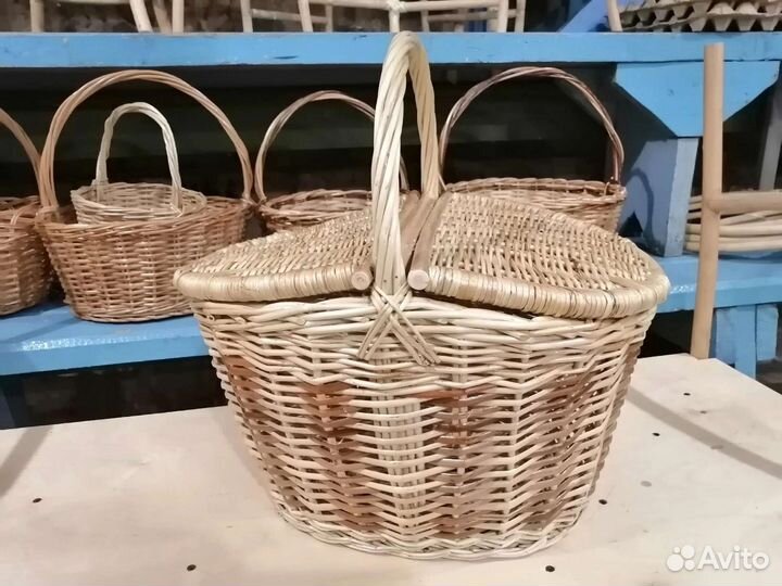 Корзины из ивовой лозы