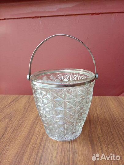 Конфетница с ручкой СССР