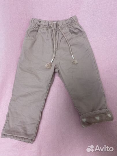 Брюки утепленные