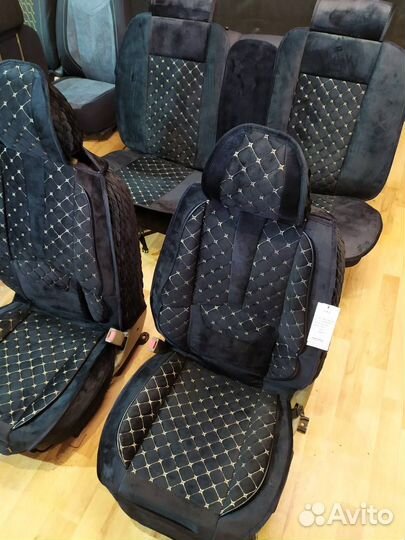 Чехлы на весь салон из алькантары