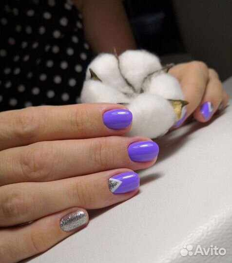 Покрытие гель лаком, наращивание ногтей