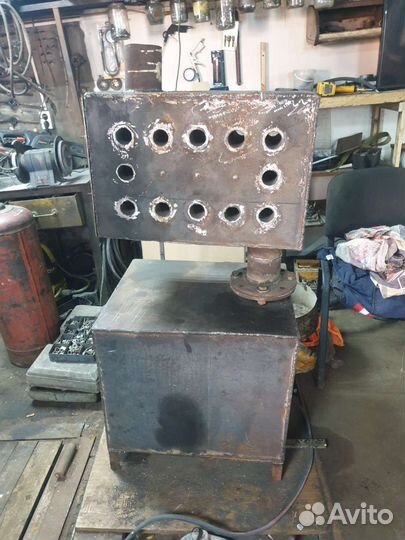 Печка гаражная с теплообменником