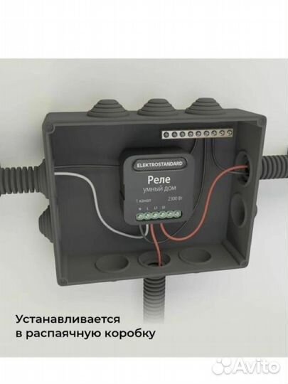 Умное одноканальное реле Elektrostandard
