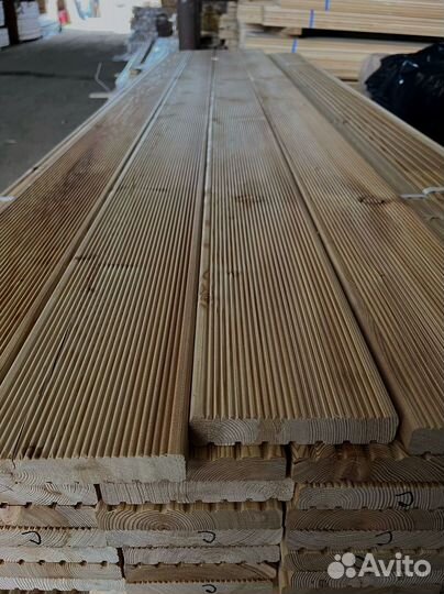 Качественные доски лиственницы 25x150 мм, прошедши