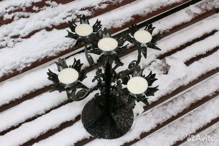 Подсвечники ручной работы из металла