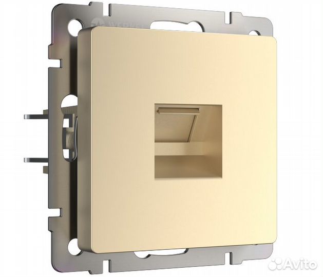 Werkel WL11-RJ-45 / Розетка Ethernet RJ-45 шампань