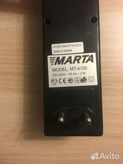 Очиститель воздуха с функцией ионизации Marta