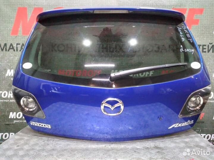 Дверь пятая Mazda 3/Axela (03-08гг) BK спойл А125