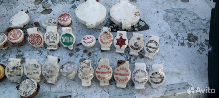 Старинные керамические пробки